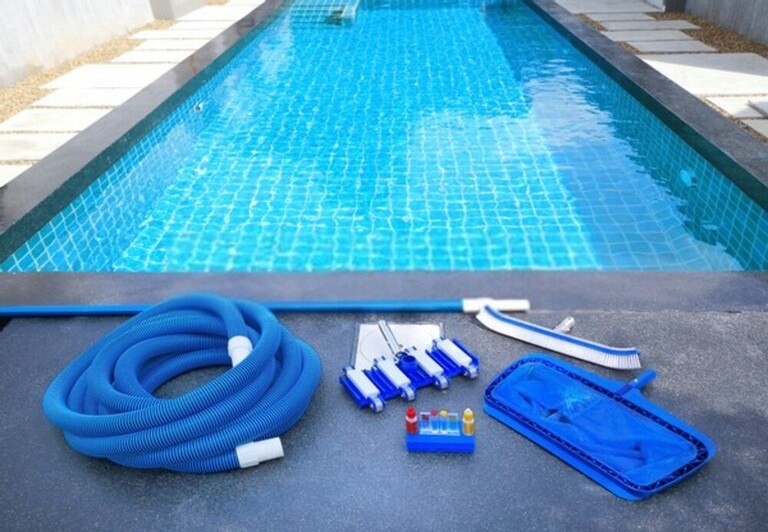 keeping a small pool clean